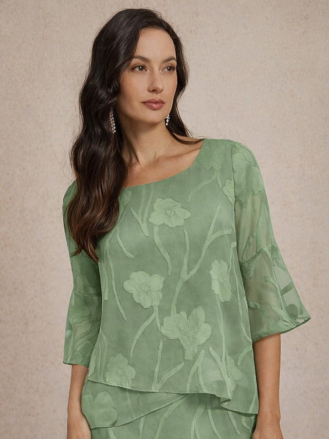 Women's Lace Shirt Blouse Dressy Tops Chiffon Tops