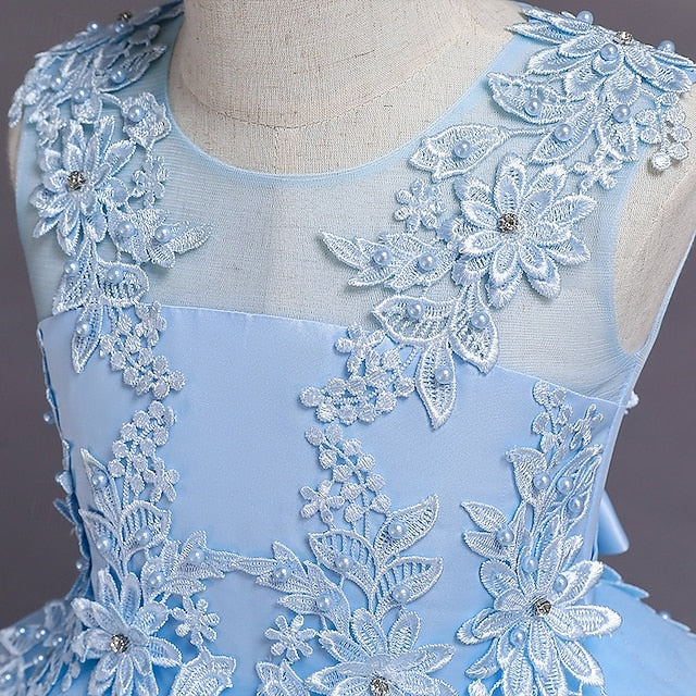 Girls' Princess Girl Flower Dress Kid's