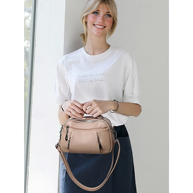 Women's Crossbody Faux Bag Leather