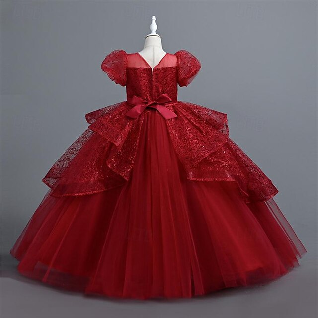 Wedding Girls' Dress Flower Performance Girl Party