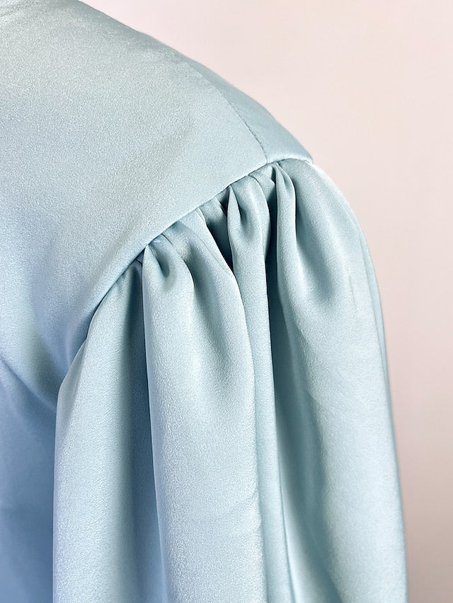 Evening Dress Floor A-Line High Gown Formal Split Wedding Guest