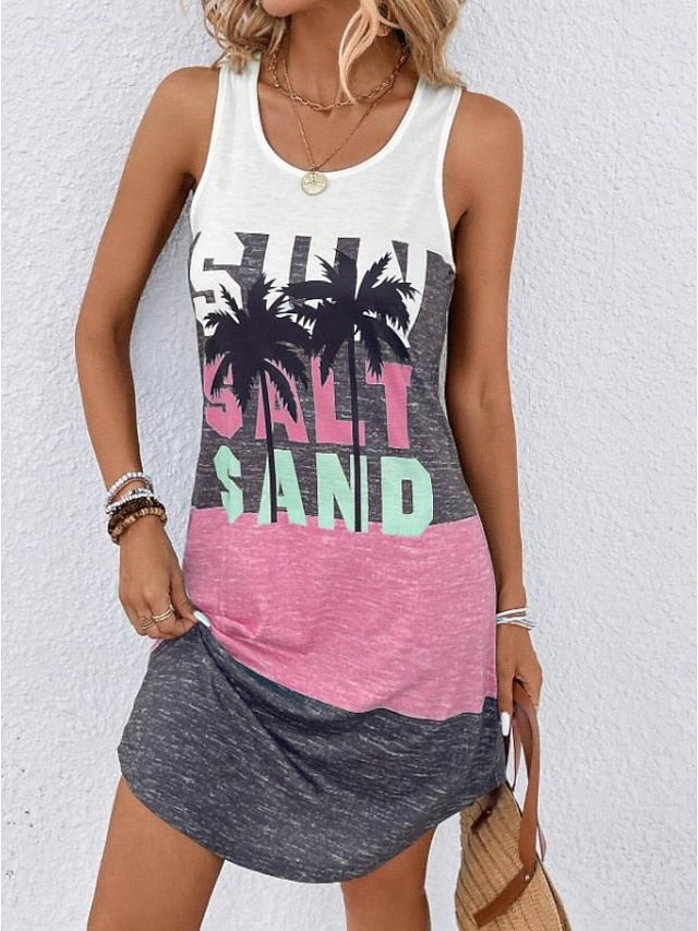 Women's Mini Dress Summer Dress Vacation Casual Beach Daily