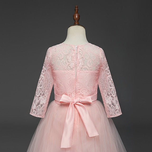 Prom Girl 3-13 Princess Years Flower Dress Lace Kids