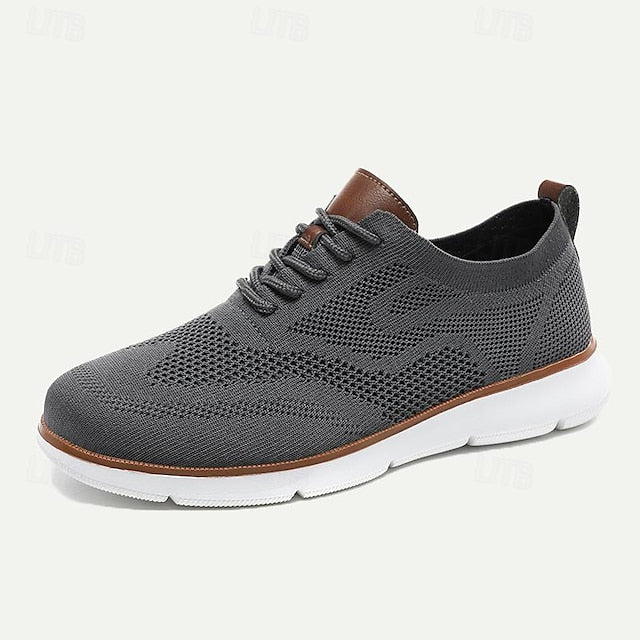 Knit Lightweight Casual Breathable - Walking Men's Sneakers