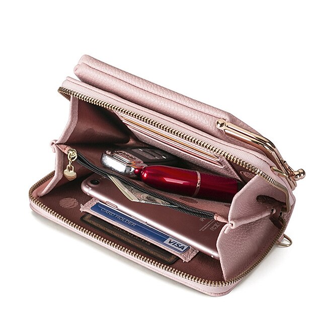 Faux Black Bag Women's with Gold Leather Frame Crossbody