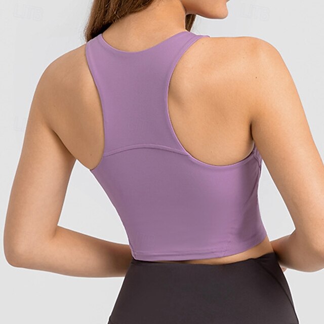 Women's Racerback  Bra Sports Tank Top Padded Sleeveless