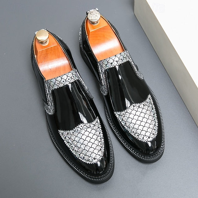 PU Breathable Loafers Men's Slip-Ons Leather
