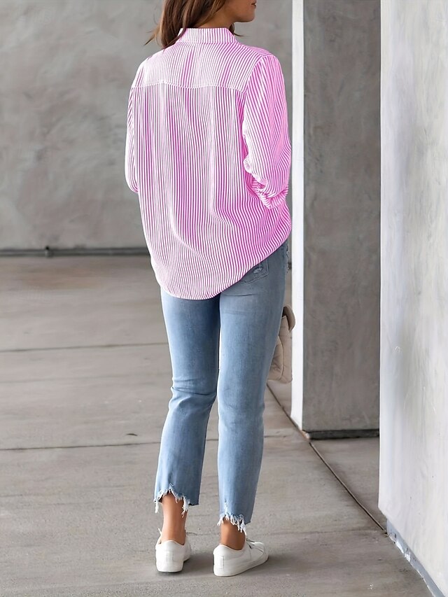 Women's Shirt Button Down Shirt Casual Shirt Blouse Buttons