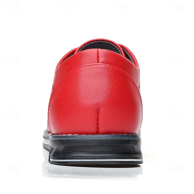 Men's - Stylish Sneakers Blue Quilted Leather Faux Lace-Up