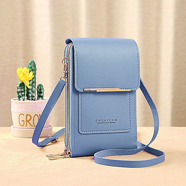 Coin Mobile Phone Purse Wallet Women's Crossbody Bag