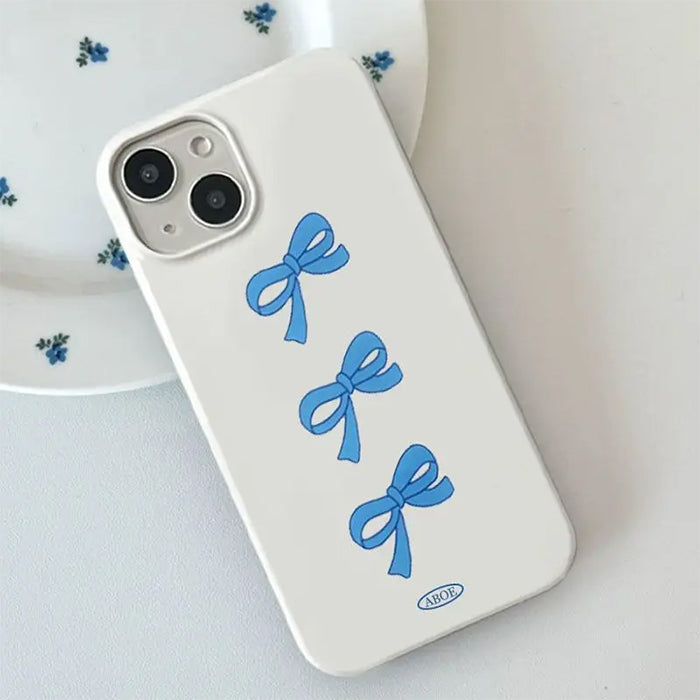 Cute White Bows Phone Case