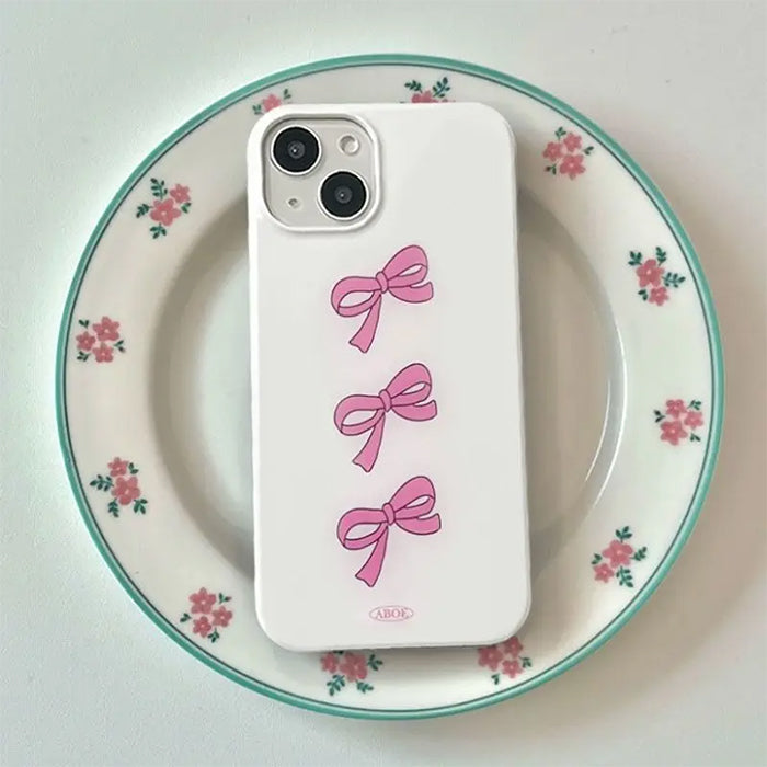 Cute White Bows Phone Case