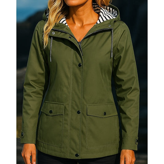 Women's Hiking Jacket Rain Coat Outdoor Waterproof