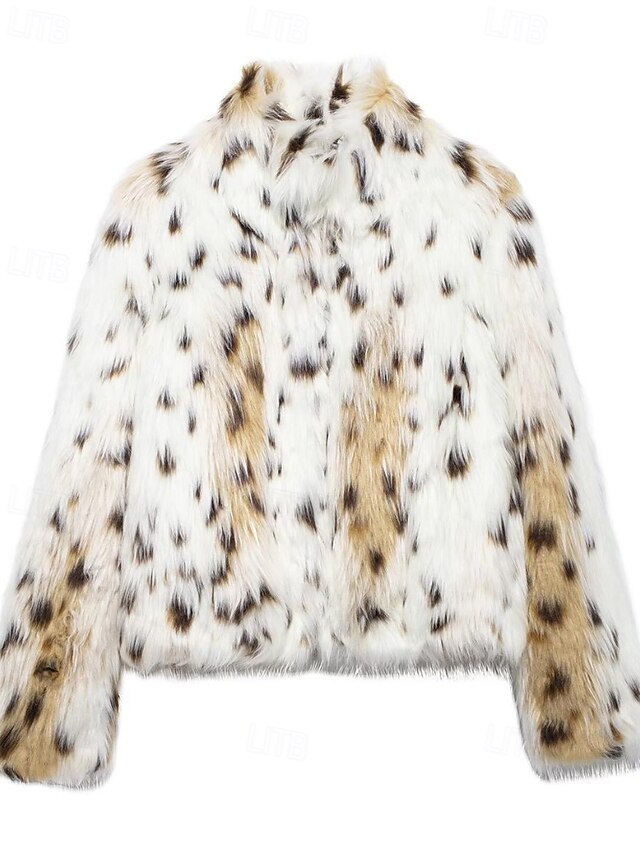 Comfortable Warm Furs Faux Coat Fur Women's Leathers