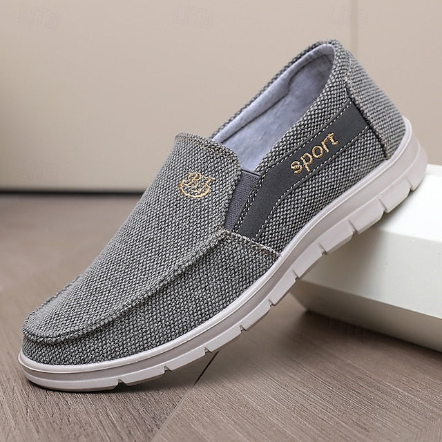 Loafers Boots PU Winter Slip-Ons lined Fleece Men's