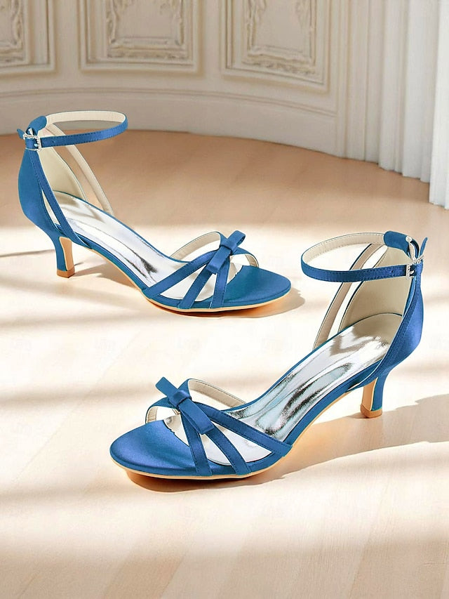 Kitten 1950s Strappy Women's Satin Heel Vintage Green