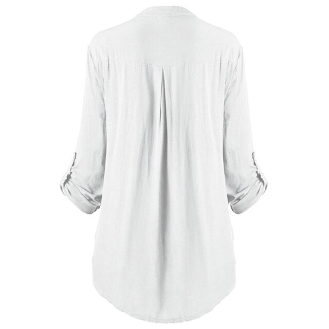 Women's Shirt Lace Shirt Tunic Shirts Blouse Elegant