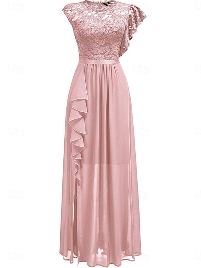 Elegant Mother Guest the Jewel Wedding Bride Dress Casual of