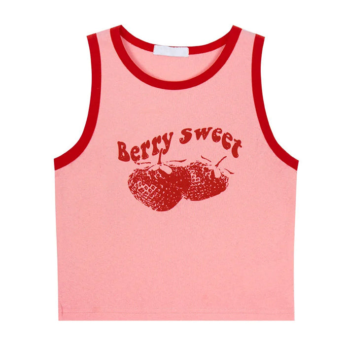 Sweet Strawberry Tank Top