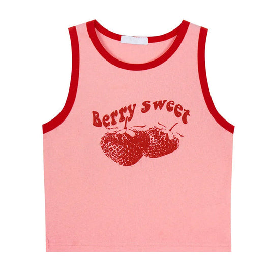 Sweet Strawberry Tank Top