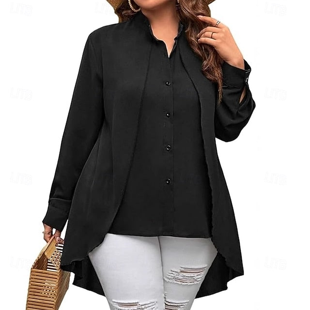 Women's Shirt Casual Shirt Button Up Shirt Blouse Buttons