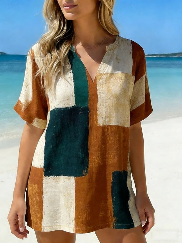 Women's Shirt Casual Shirt Beach Shirt Blouse Print