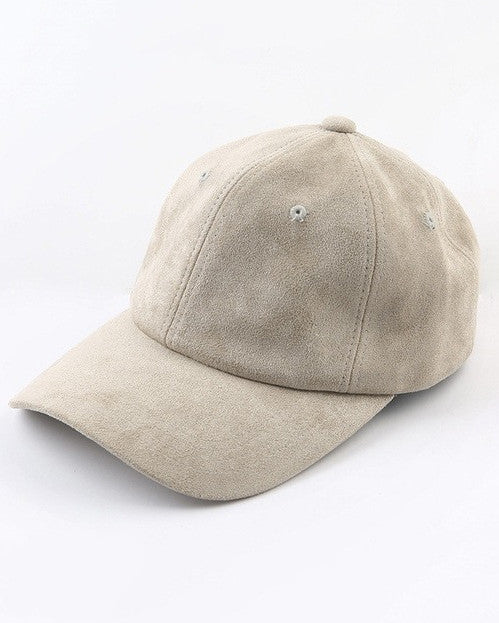 Suede Cap Hat