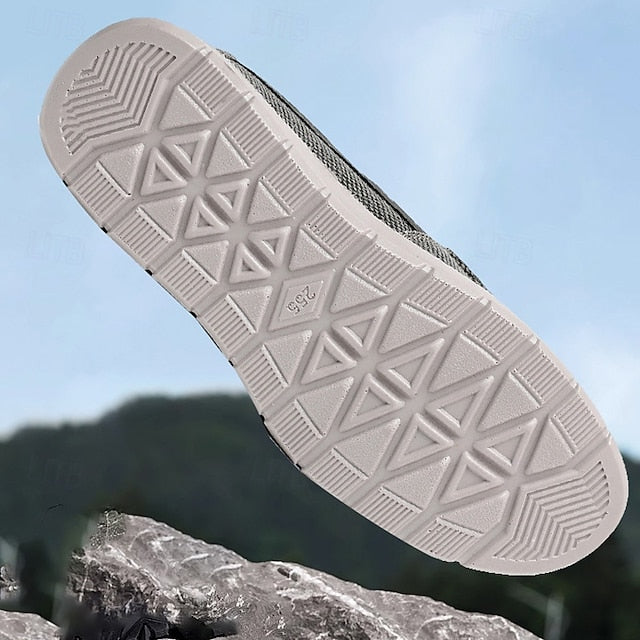 Loafers Boots PU Winter Slip-Ons lined Fleece Men's