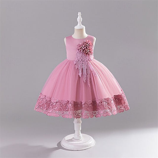 Girl Kid's Princess Dress Girls' Flower