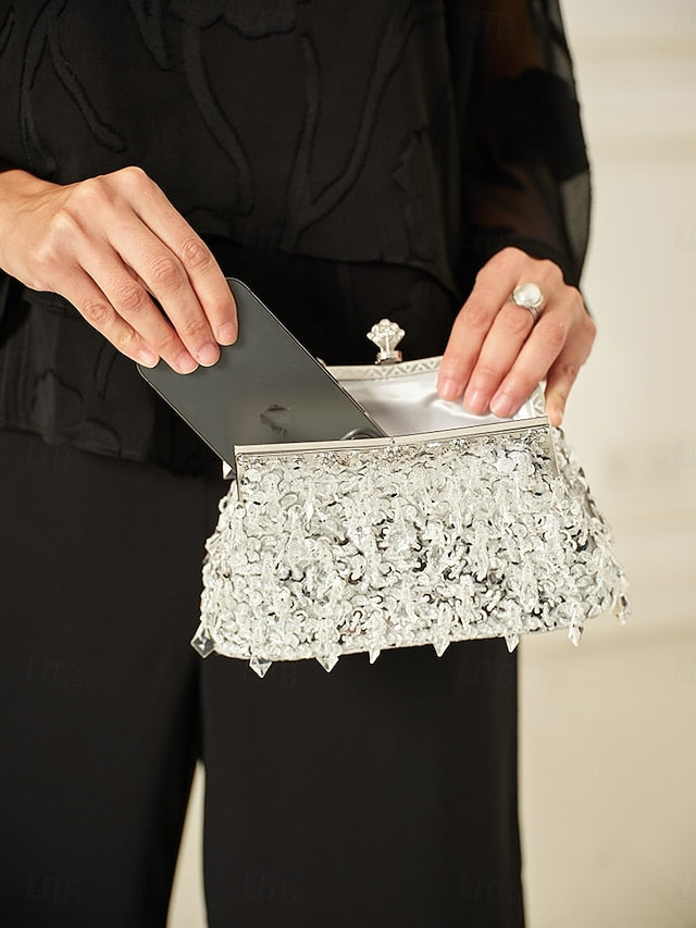 Women's Polyester Party Wedding Handbag Evening Bag