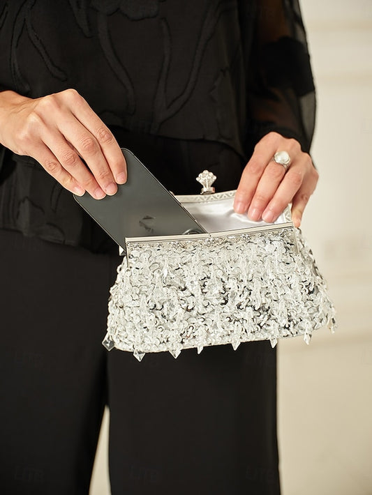 Women's Polyester Party Wedding Handbag Evening Bag