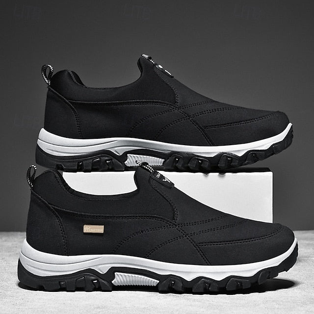 PU Breathable Loafers Men's Slip-Ons Leather