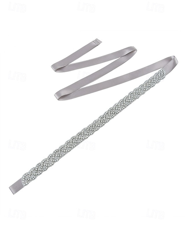 Rhinestone Wedding – Bridal Elegant Crystal Waistband