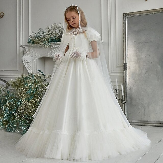 First Party Girl Girls' Flower Communion Dress