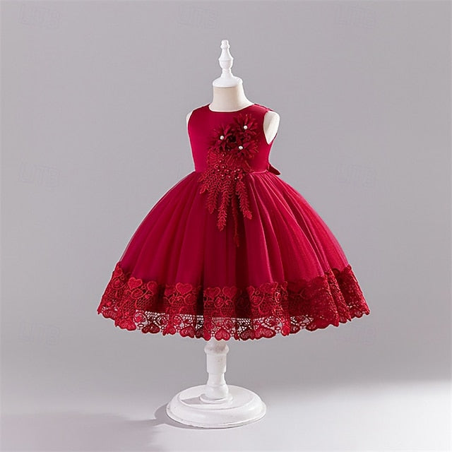Girl Kid's Princess Dress Girls' Flower