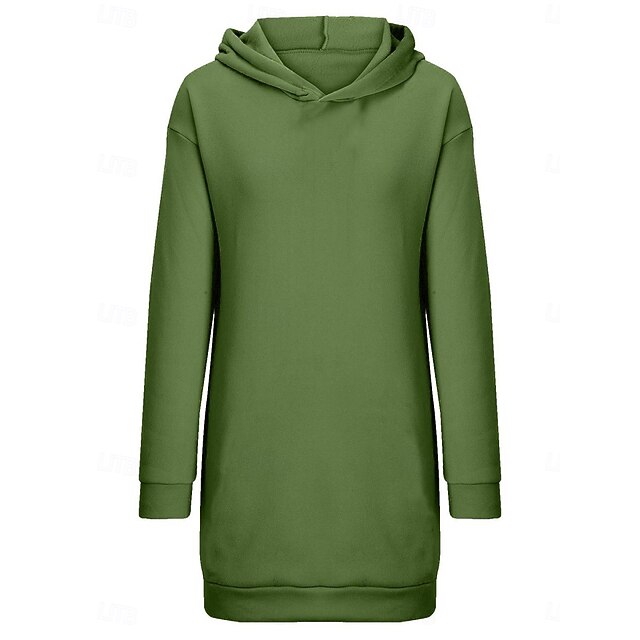 Women's Mini Dress Hoodie Dress Casual Dress Fashion Modern