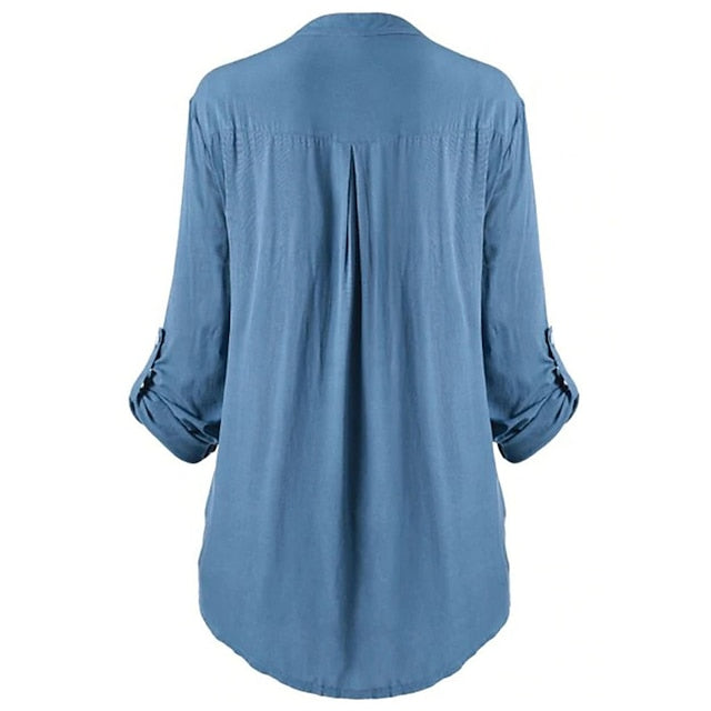 Women's Shirt Lace Shirt Tunic Shirts Blouse Elegant