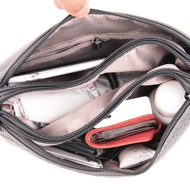 Shoulder Leather Bag Hobo Crossbody Women's PU