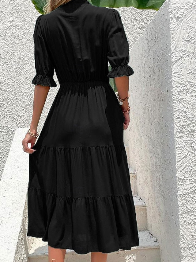 Women's Long Dress Maxi Dress Maxi Dress A Line Dress Basic