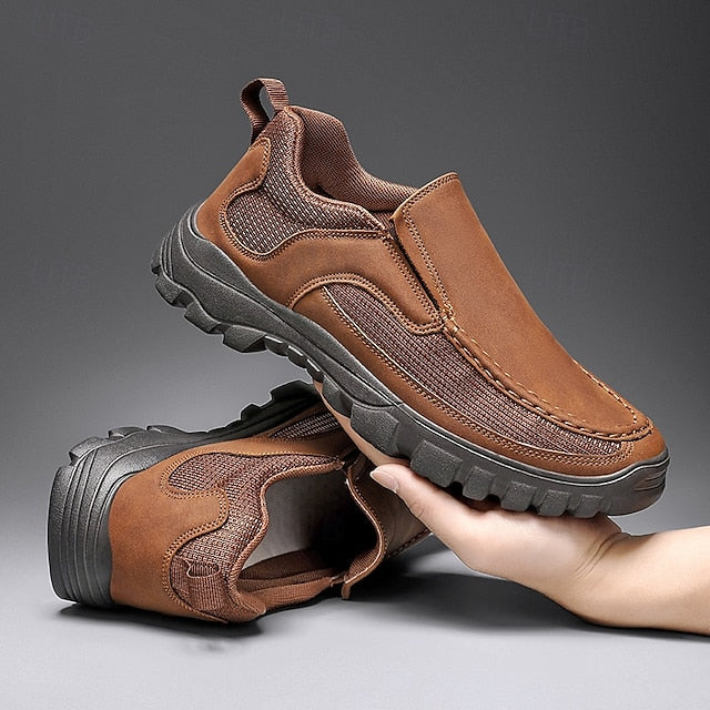 Sandals Slip-On Perforated Design Stylish with Maroon Men's