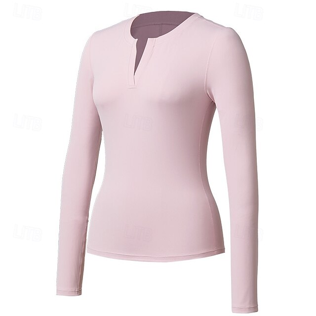 Women's Running T-Shirt Gym Shirt Sports Top Long Sleeve