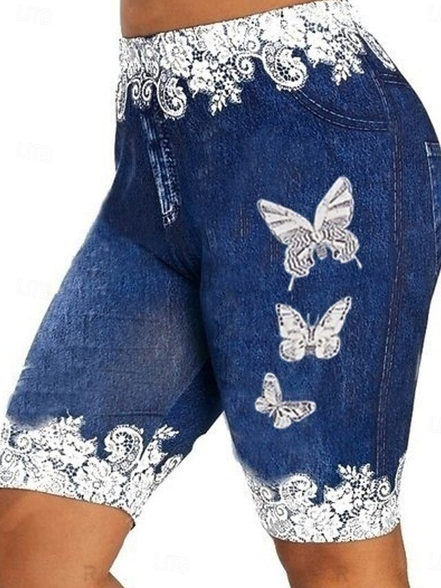 Women's Shorts Leggings Vacation Streetwear Casual Knee
