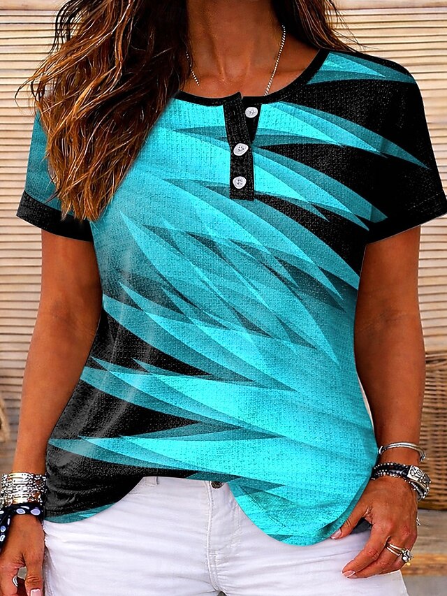 Halloween Women's Textured Knit Tops T Shirt Color Block