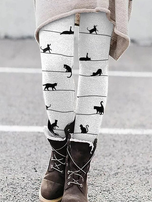 Women's Leggings Vacation Vintage Ethnic Style Ankle-Length