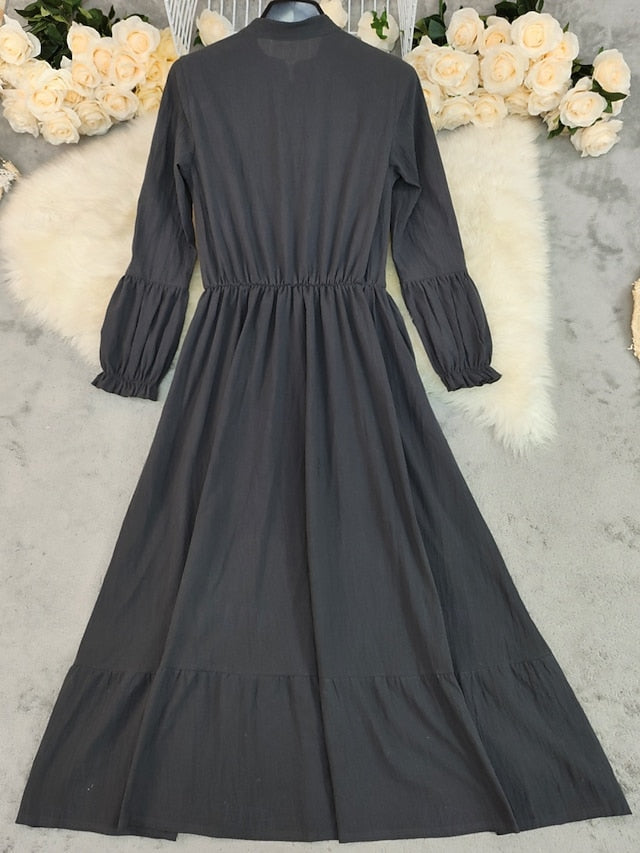 Women's Maxi Dress A Line Dress Casual Daily Regular Fit
