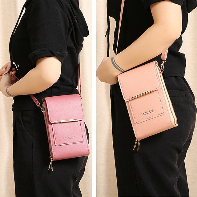 Women's Crossbody Mobile Purse Phone Bag Coin Wallet