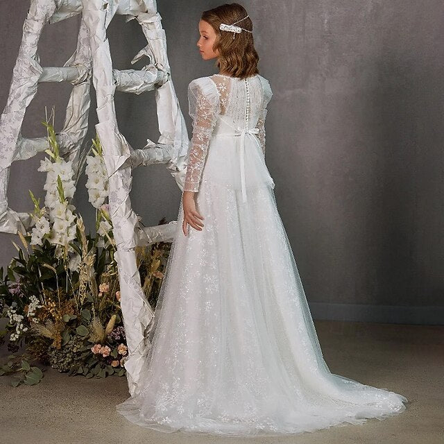 Gown Girl First Formal Princess Flower Girls' Dress