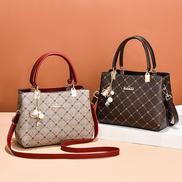 Men's PU Bag Party Leather Shoulder Women's Handbag