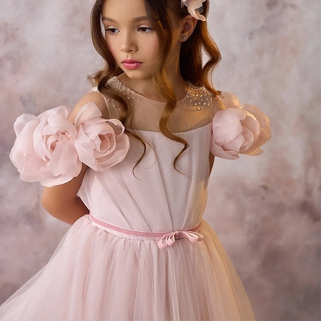 Flower Girl Party First Dress Communion Girls'