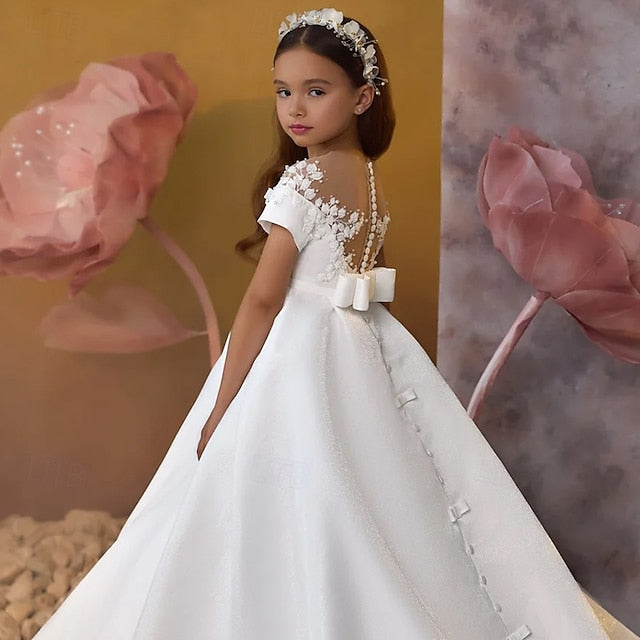 Communion Girls' Flower First Dress Party Girl